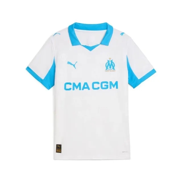 Marseille Home Shirt 2025/26 Kids - ['White']