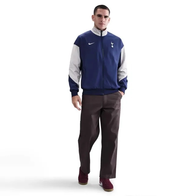 Tottenham Training Jacket Dri-Fit Strike Anthem - Binary Blue/Light Iron Ore/White - ['Blue']