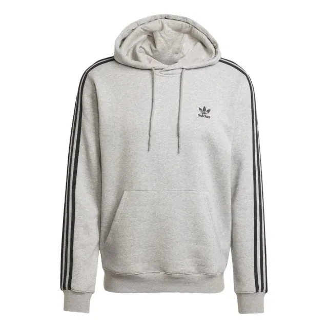 Adidas Originals Hoodie 3-Stripes - ['Grey']