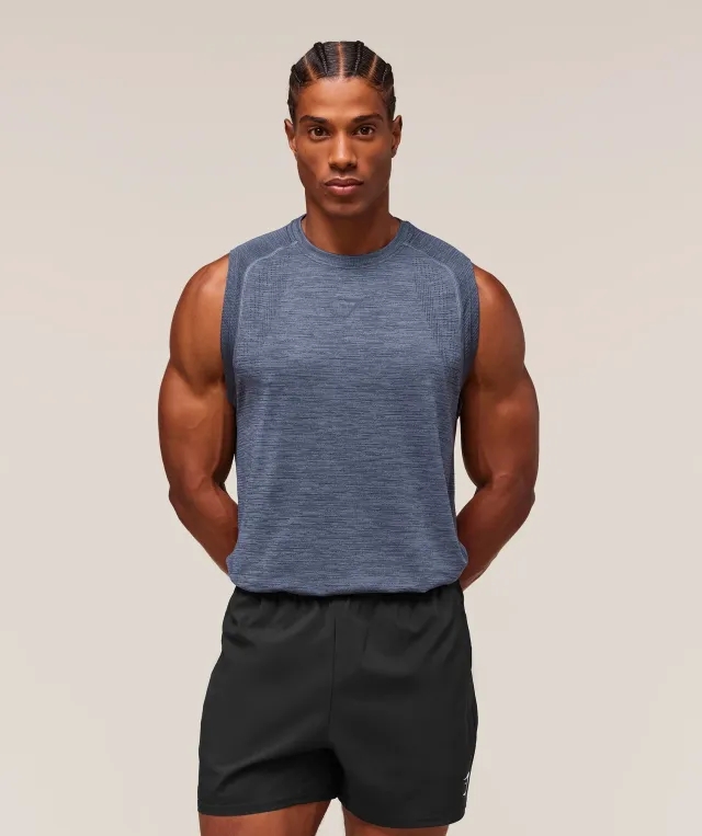  Versatile Seamless Tank - Iron Blue/Navy