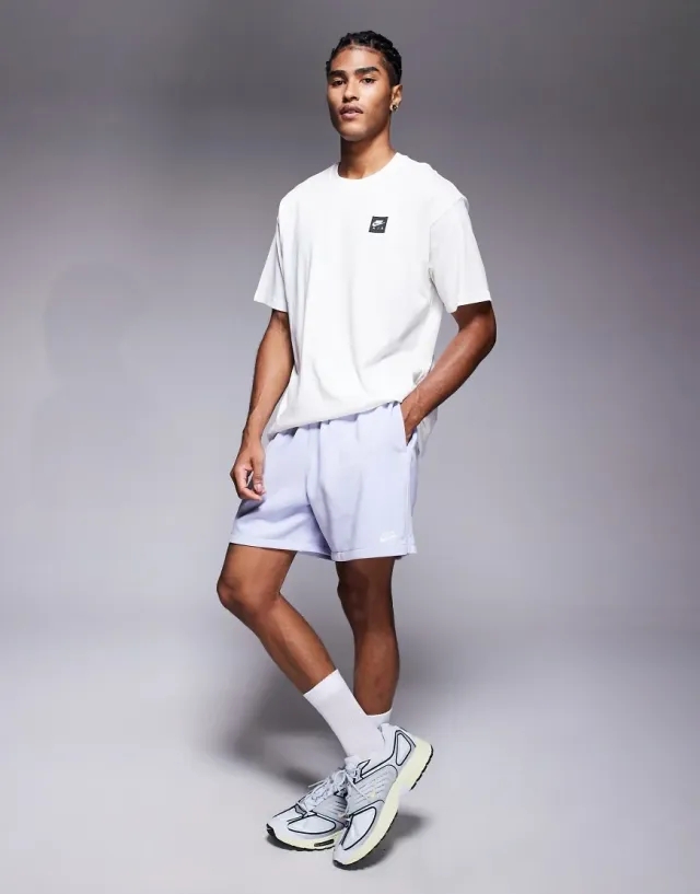Nike Club Shorts In Lilac-Purple