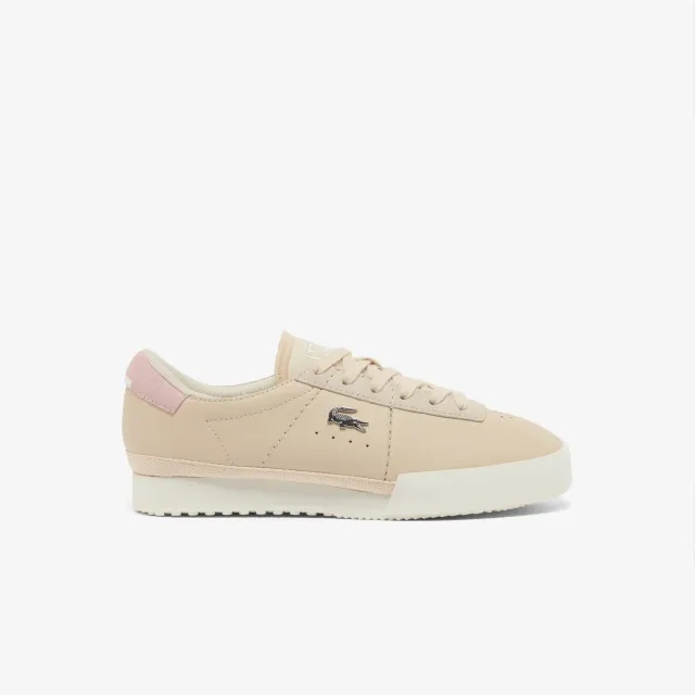 Lacoste Women’s Aura Sneakers - Off White & Light Pink