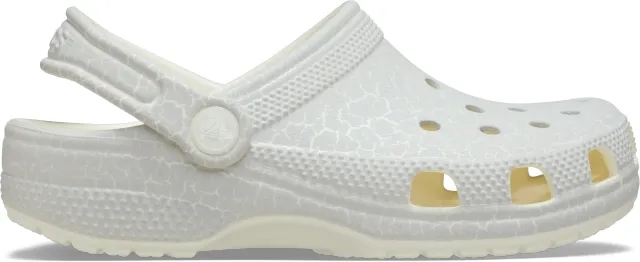 Crocs | Kids | Classic Glow Crackle | Clogs | Moon Crackle | C11