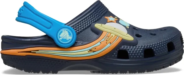 Crocs | Kids | Toddler Classic UFO Lights | Clogs | Navy | C6