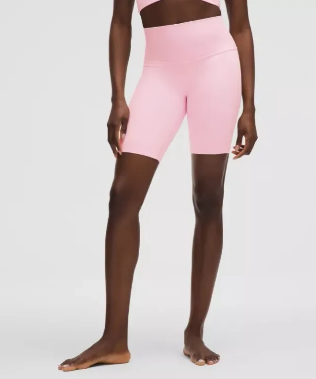 lululemon – Women's Align High-Rise Shorts – 8" – Color Pink – Size 0