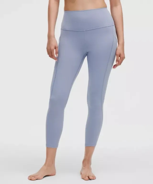 lululemon – Women's Align High-Rise Pants with Pockets – 25" – Color Blue/Pastel – Size 0