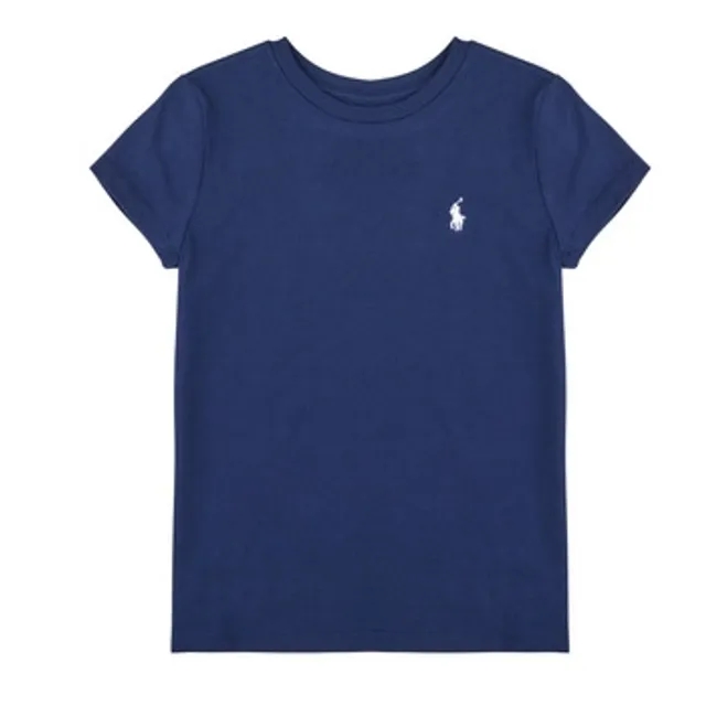 Polo Ralph Lauren  SS CN TEE-  girls's Children's T shirt in Marine