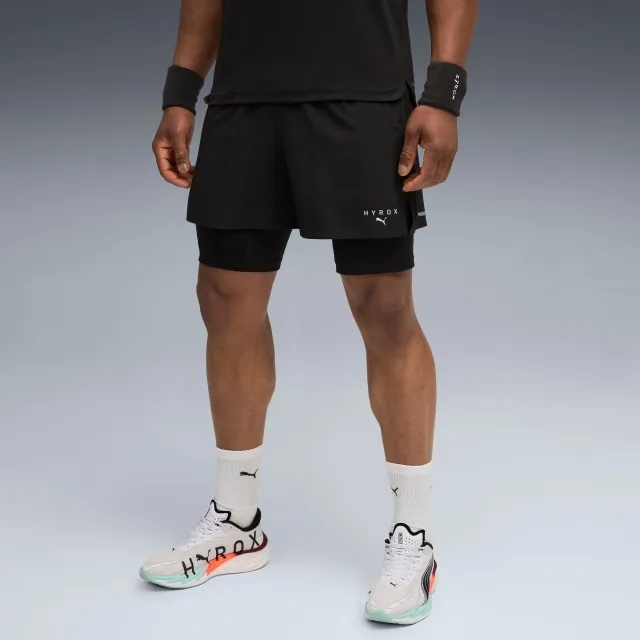 PUMA x HYROX 2In1 Training Shorts Men, Black