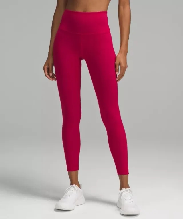lululemon – Women's Wunder Train High-Rise Tight Leggings – 25" – Color Red – Size 0