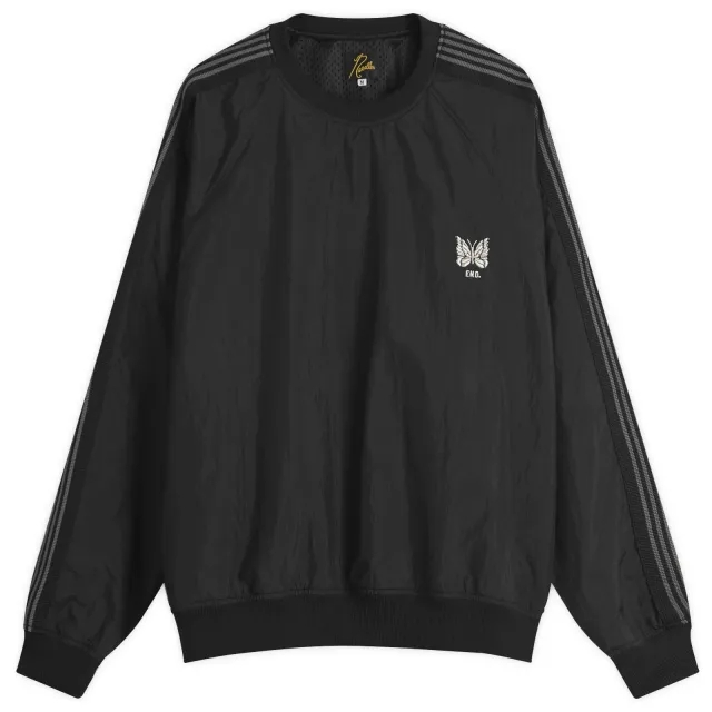 END. x Needles Track Crew Neck Shirt Black