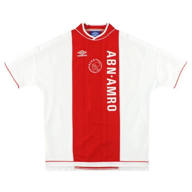 1999-00 Ajax Umbro Home Shirt L - Ajax / Excellent / Large