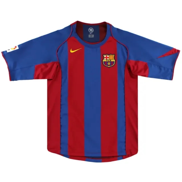 2004-05 Barcelona Nike Home Shirt *Mint* XL - Barcelona / Mint / XL