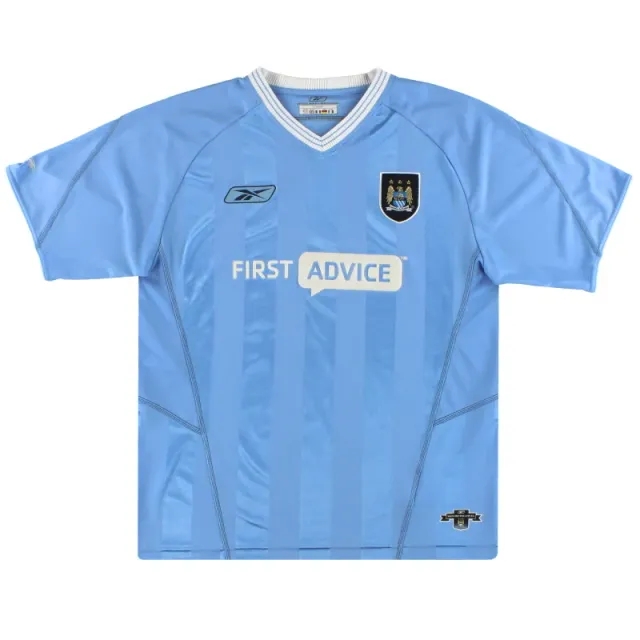 2003-04 Manchester City Reebok Home Shirt XXL - Manchester City / Very Good / XXL