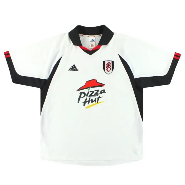 2001-02 Fulham adidas Home Shirt L - Fulham / Very Good / Large
