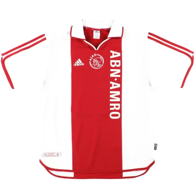 2000-01 Ajax adidas Centenary Home Shirt *Mint* L - Ajax / Mint / Large