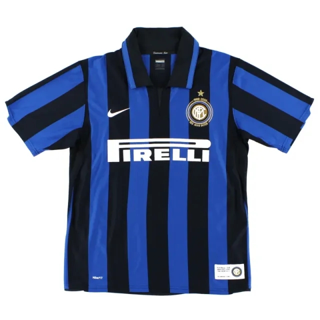 2007-08 Inter Milan Centenary Home Shirt XL - Inter Milan / Excellent / XL