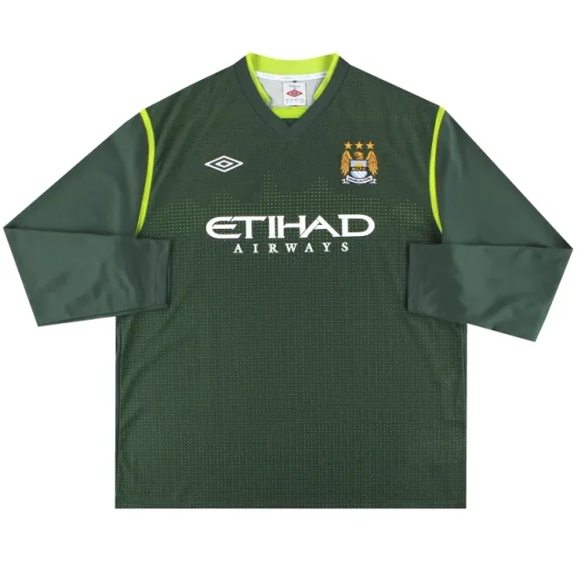 2011-12 Manchester City Umbro Goalkeeper Shirt XXL - Manchester City / Excellent / XXL