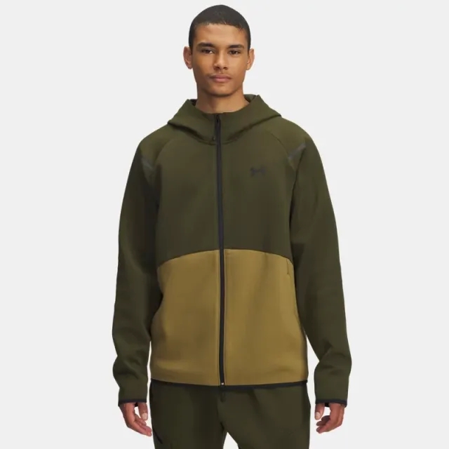 Under Armour  Unstoppable Fleece Men's Full-Zip Hoodie Expedition Green / Canteen Green / Black L
