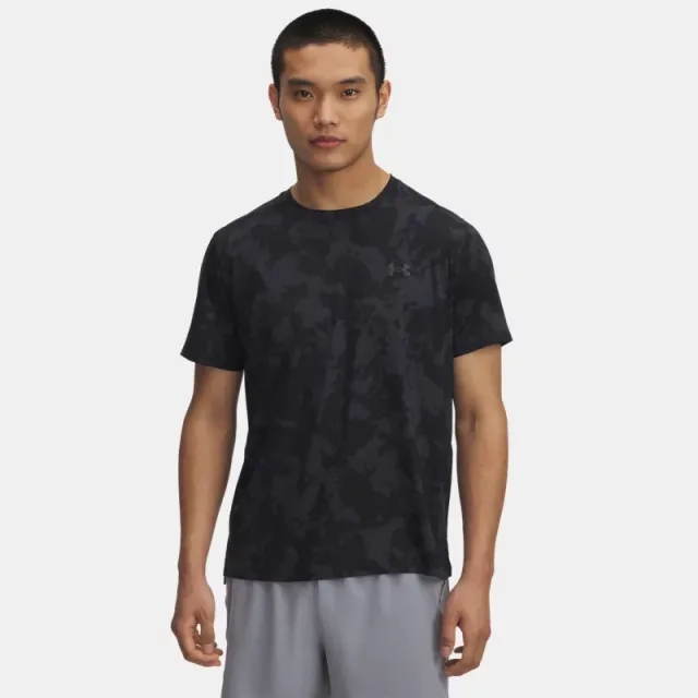 Under Armour  Launch Elite Printed Men's Short Sleeve Anthracite / Black / Reflective L