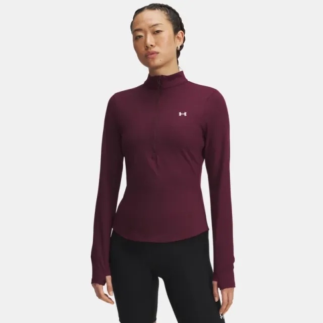 Under Armour  Motion Women's ½ Zip Dark Maroon / White L