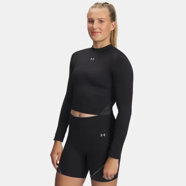 Under Armour  Vanish Seamless Women's Long Sleeve Black / Steel / Steel L