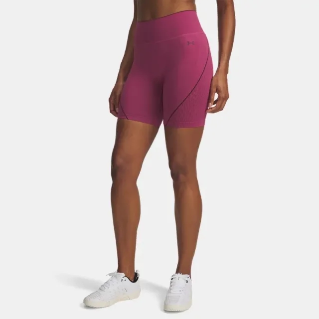 Under Armour  Vanish Seamless Women's 6.5" Shorts Fuchsia Dusk / Dark Maroon / Dark Maroon L