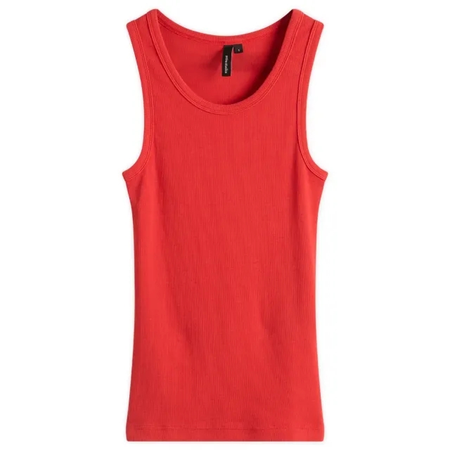 Entire Studios Women's Rib Tank Top Cherry