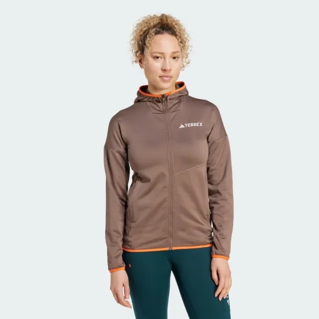 adidas Terrex Xperior Climawarm Light Fleece Hooded Jacket