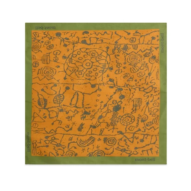 Montbell Men's Bandana Autumn Leaves