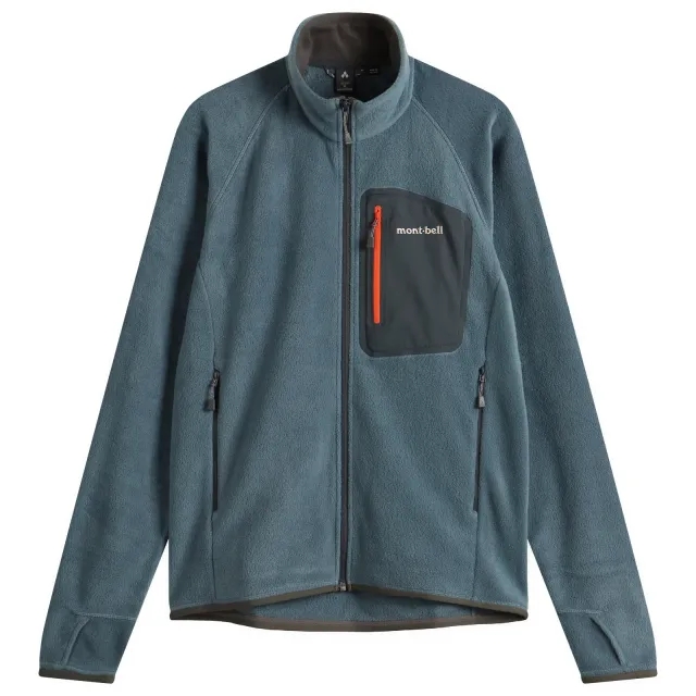 Montbell Men's Climaplus 100 Jacket Steel Blue