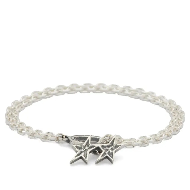 TwoJeys Men's Icon Double Chain Bracelet Silver