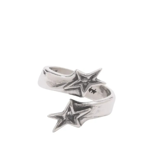 TwoJeys Men's Wrapping Stars Ring Silver