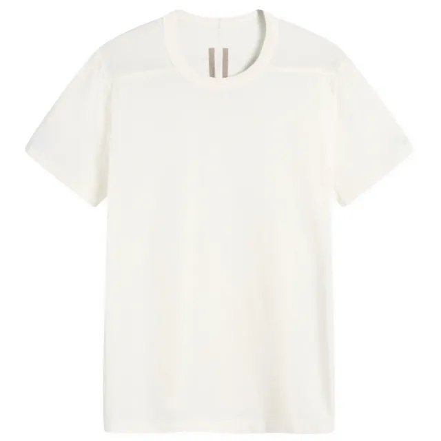 Rick Owens Men's Short Level T-Shirt Milk