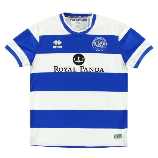 2017-18 QPR Errea Home Shirt M - QPR / Excellent / Medium