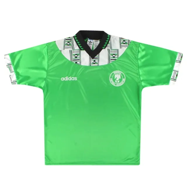 1994-95 Nigeria adidas Home Shirt *As New* M - Nigeria / As New / Medium
