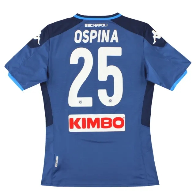 2019-20 Napoli Kappa Kombat Goalkeeper Shirt Ospina #25 XL - Napoli / Excellent / XL