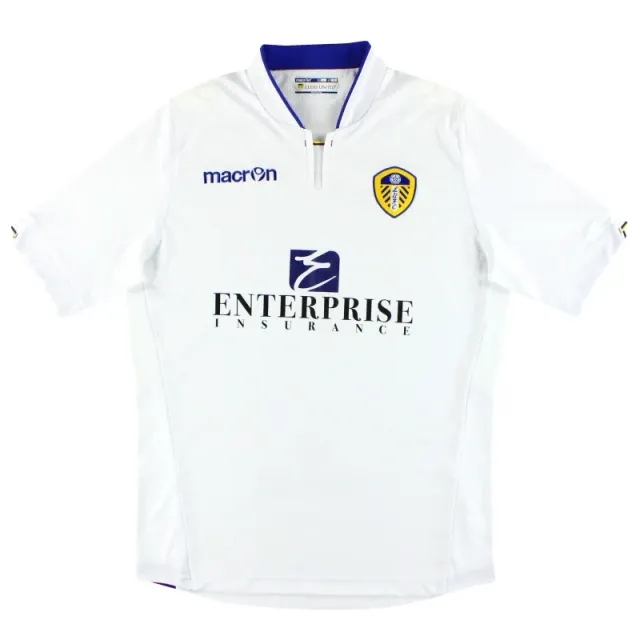 2014-15 Leeds Macron Home Shirt M - Leeds / Excellent / Medium