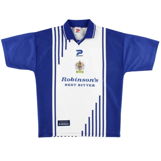1999-01 Stockport County Patrick Home Shirt *Mint* M - Stockport County / Mint / Medium