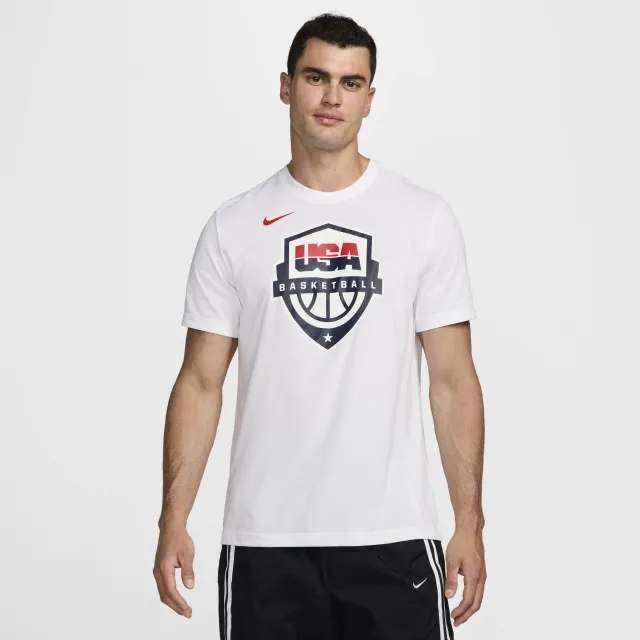 USAB Men's Nike Dri-FIT Basketball T-shirt - White