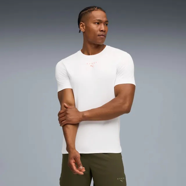 PUMA x HYROX Cloudspun Thermoadapt T-Shirt Men, White, size Large