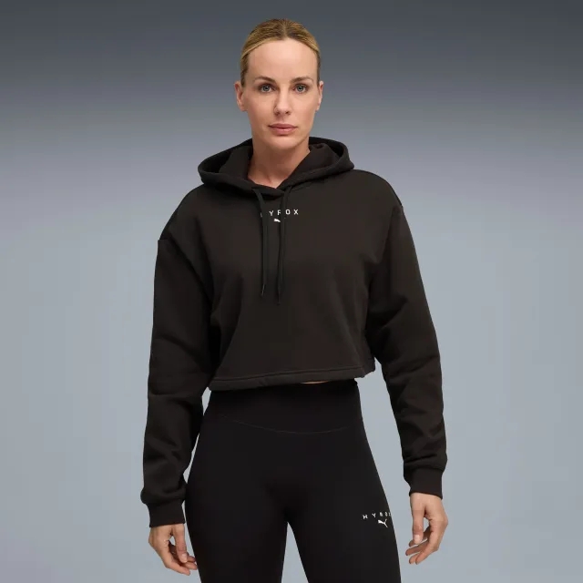PUMA x HYROX Heavyweight Hoodie Women, Black, size 3XL