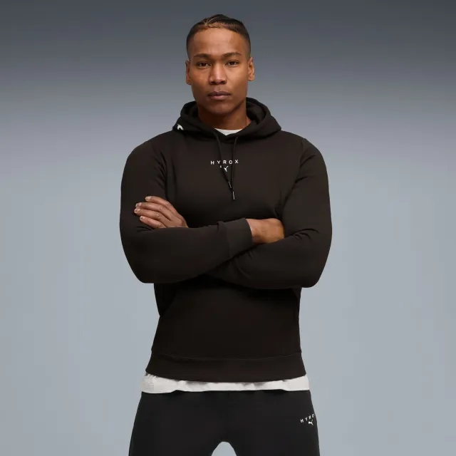PUMA x HYROX Heavyweight Hoodie Men, Black, size Large