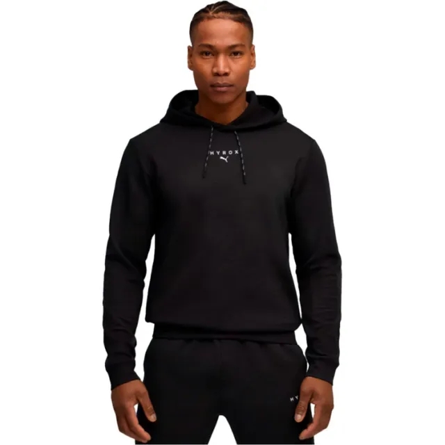 PUMA x HYROX Cloudspun Hoodie Men, Black, size 3XL