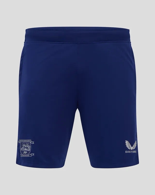 Castore Preston Men's 25/26 Training Knit Shorts With Pockets - Blue