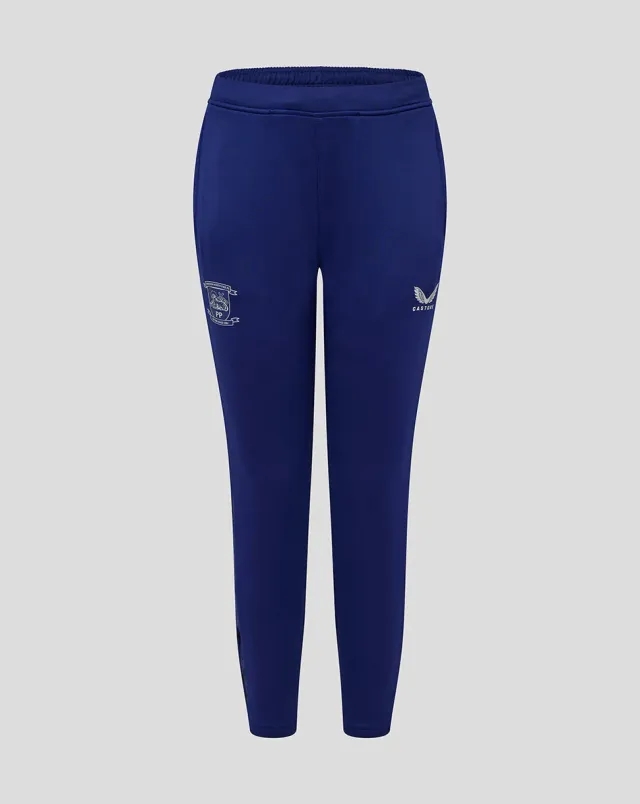 Castore Preston Junior 25/26 Training Knit Pants With Pockets - Blue