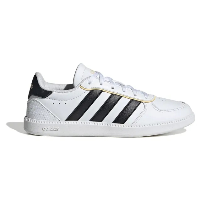 adidas  BREAKNET SLEEK J  girls's Children's Shoes (Trainers) in White