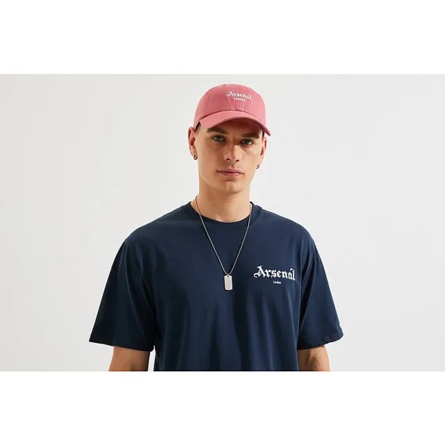 Arsenal 47 Coral Gothic Script Cap, Multicolor