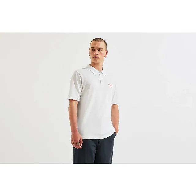 Arsenal Cannon Polo Shirt in White, Multicolor