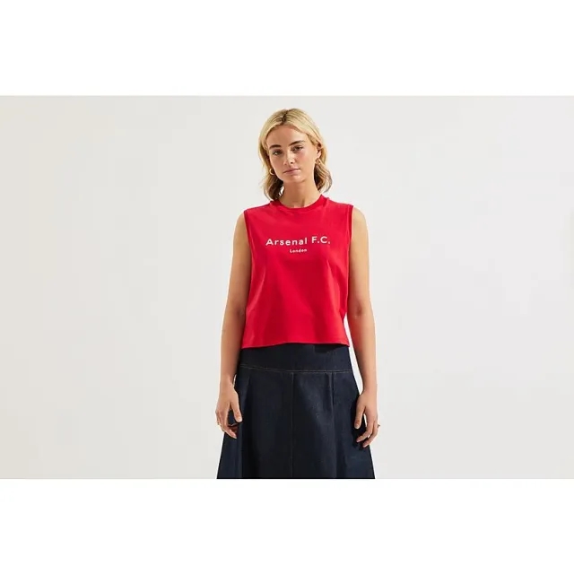 Arsenal Womens Chapman Tank in Red, Multicolor