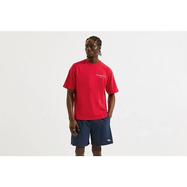 Arsenal Unisex Chapman T-Shirt in Red, Multicolor